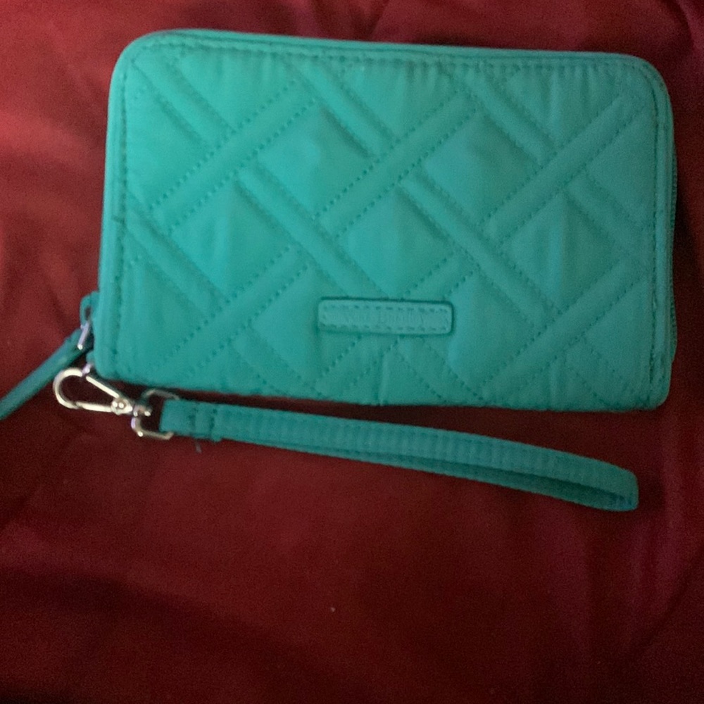 Turquoise blue Vera Bradley wallet